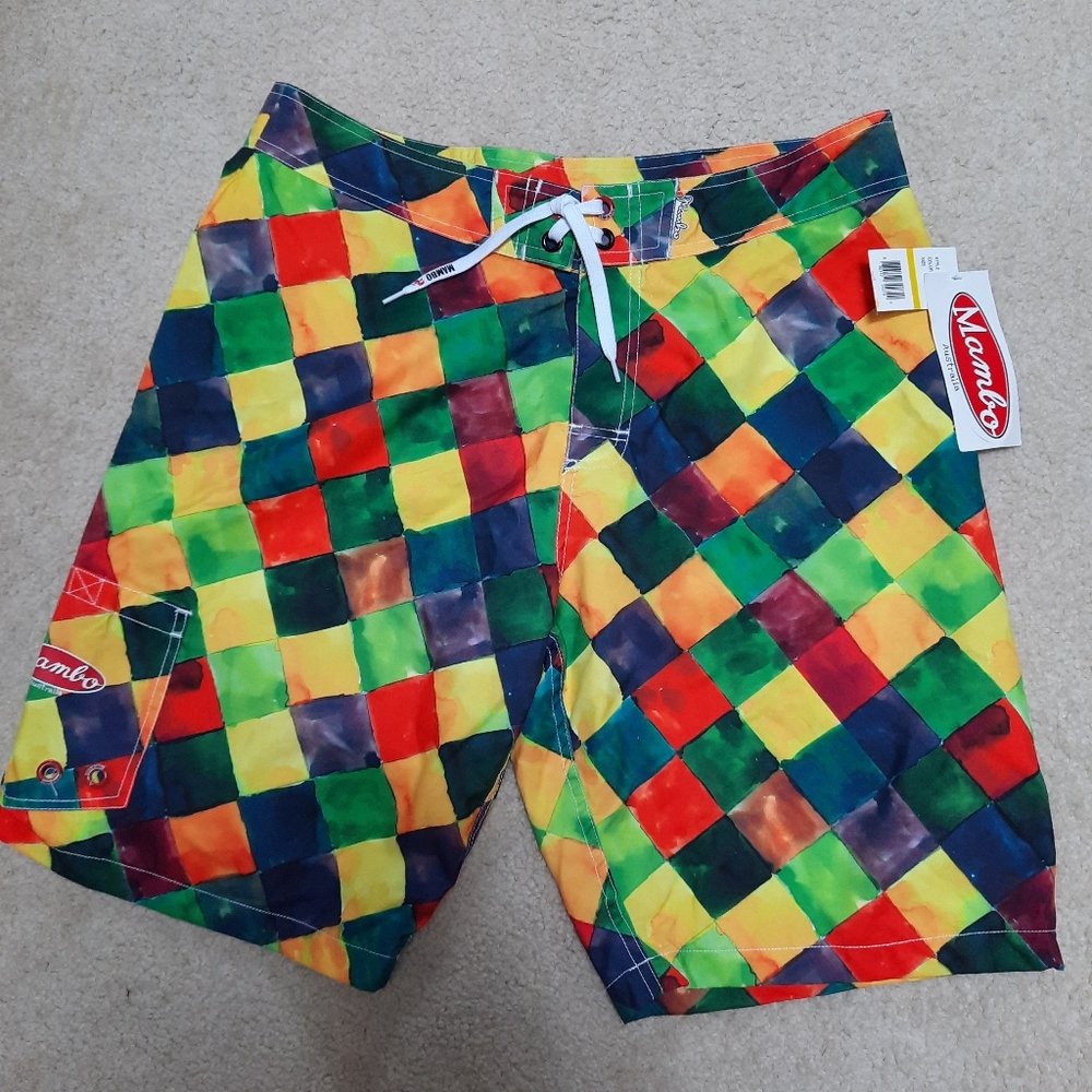 Mambo Australian Men's Boardshorts/Swimsuit. NWT